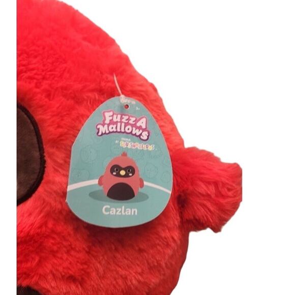 Squishmallow's 12” Cazlan The bird cazlan the red cardinal squishmallow - Picture 9 of 13